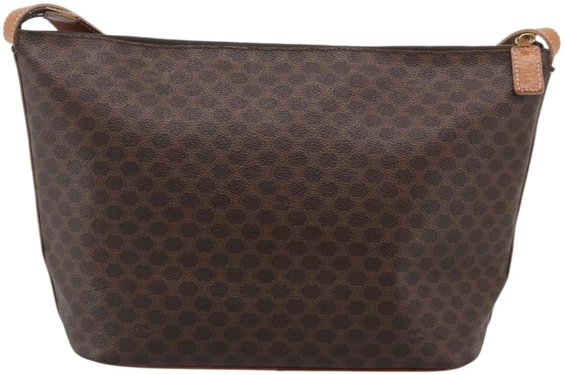 Celine Macadam Shoulder PVC Leather Medium