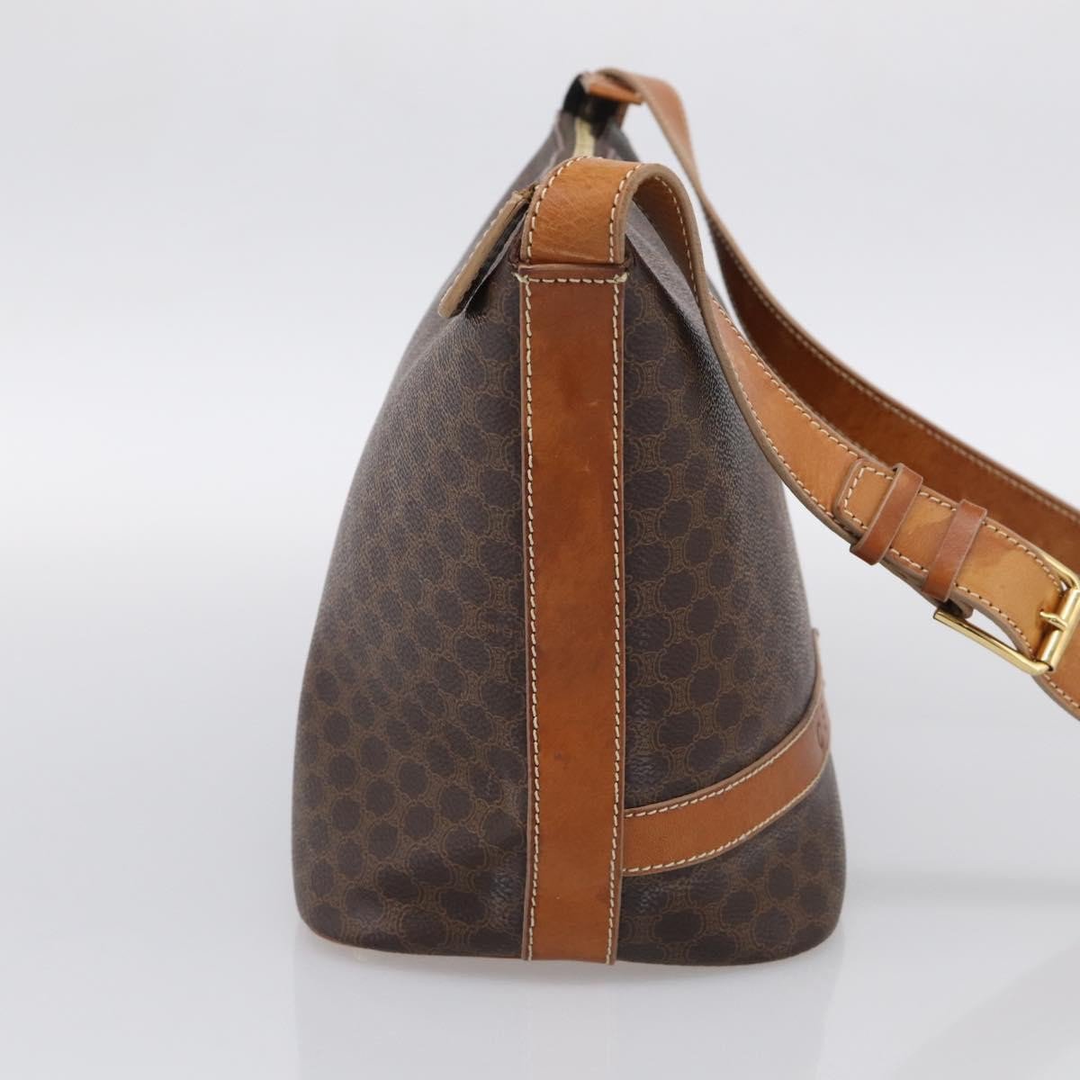 Celine Macadam Shoulder PVC Leather Medium