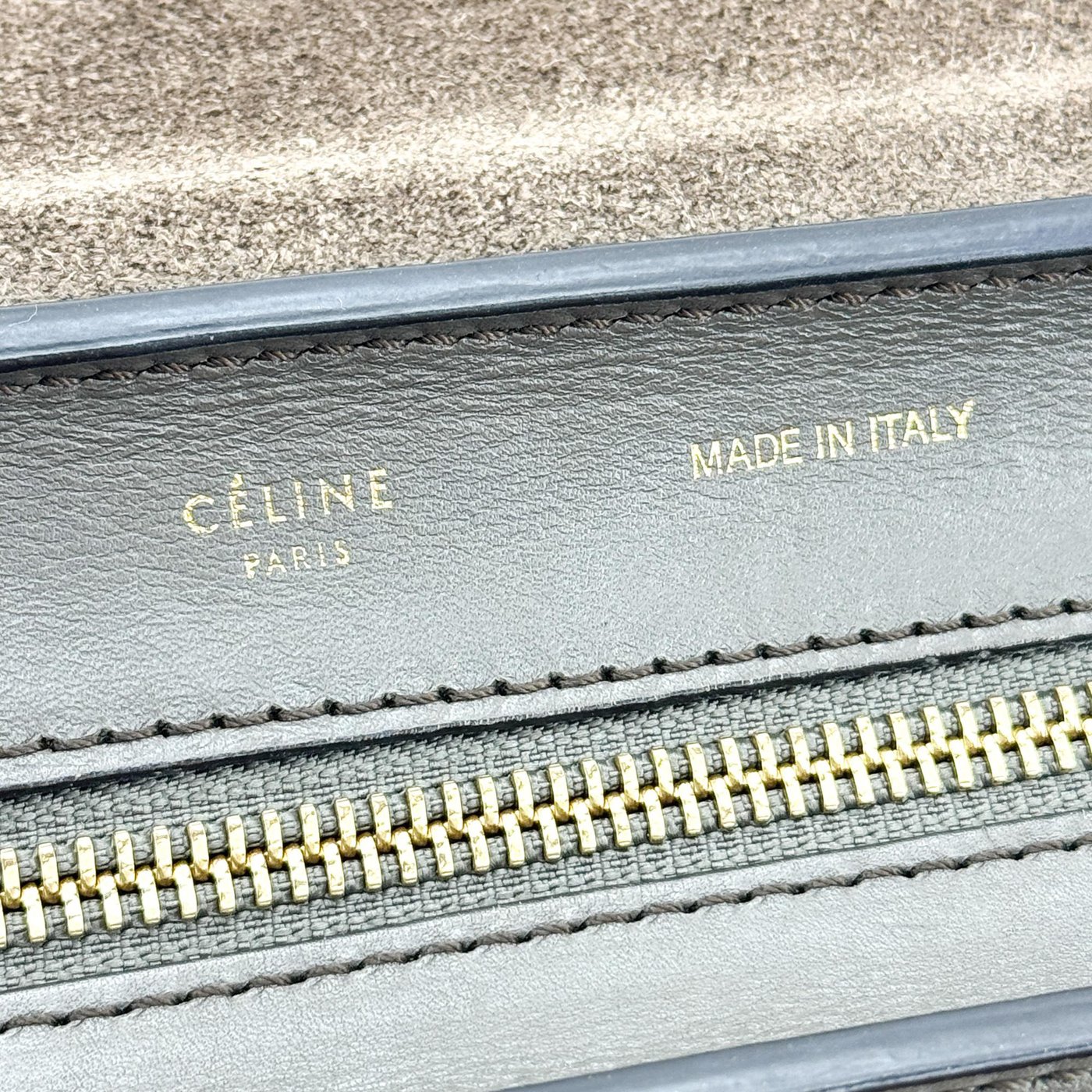 Celine Tricolor Trapeze Leather Medium