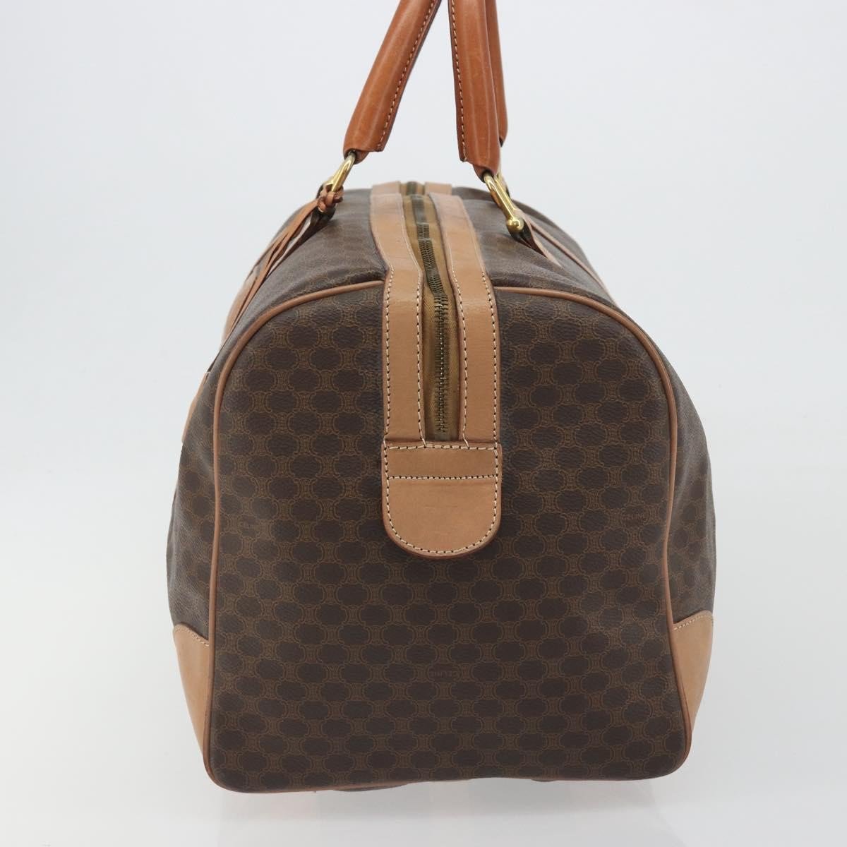 Celine Vintage Duffle Macadam Coated Canvas Large