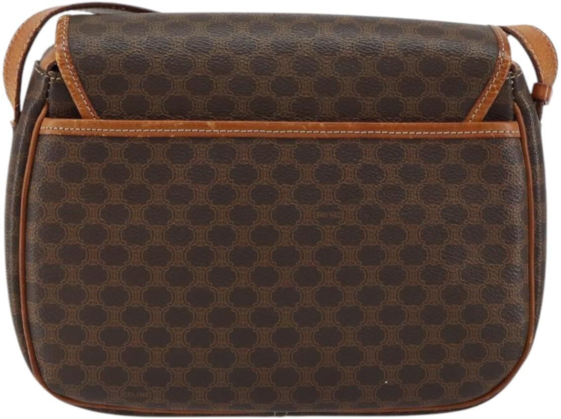 Celine Macadam Shoulder PVC Leather