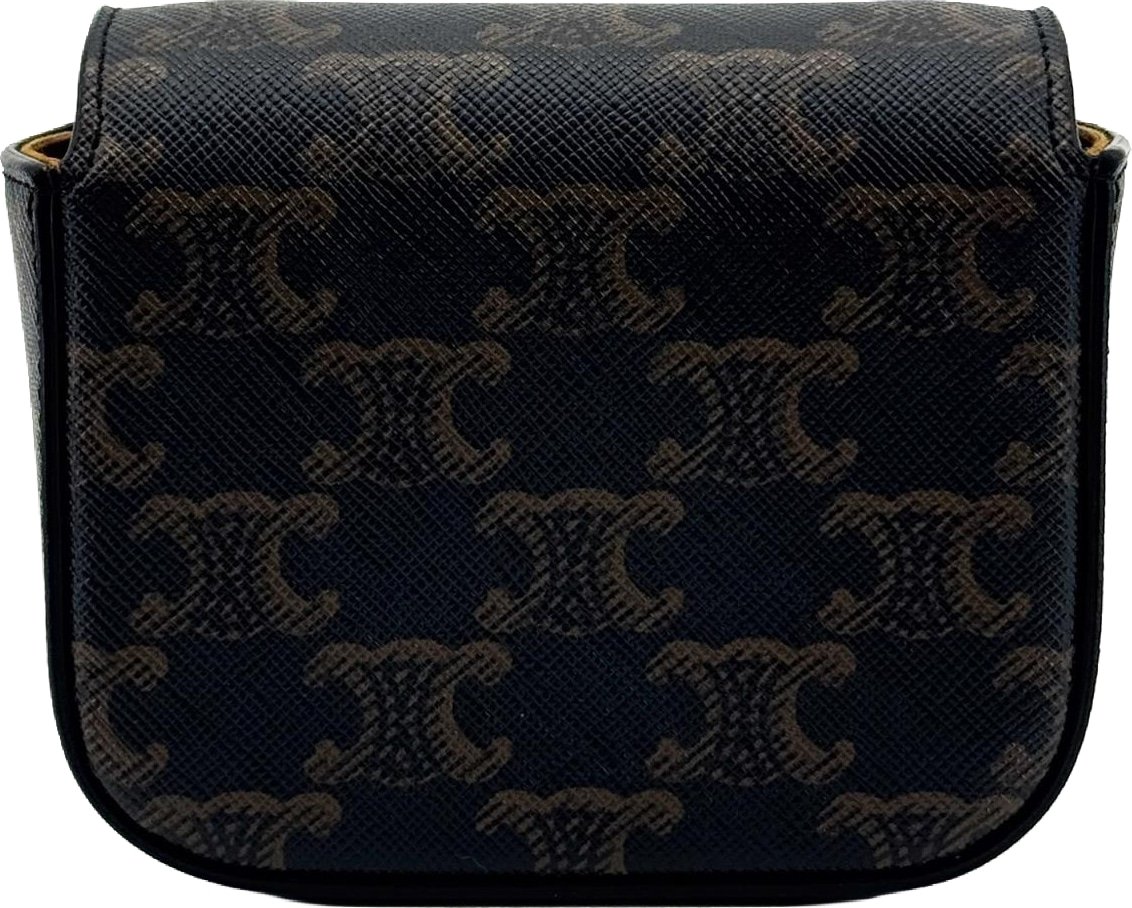Celine Triomphe Triomphe Coated Canvas Mini