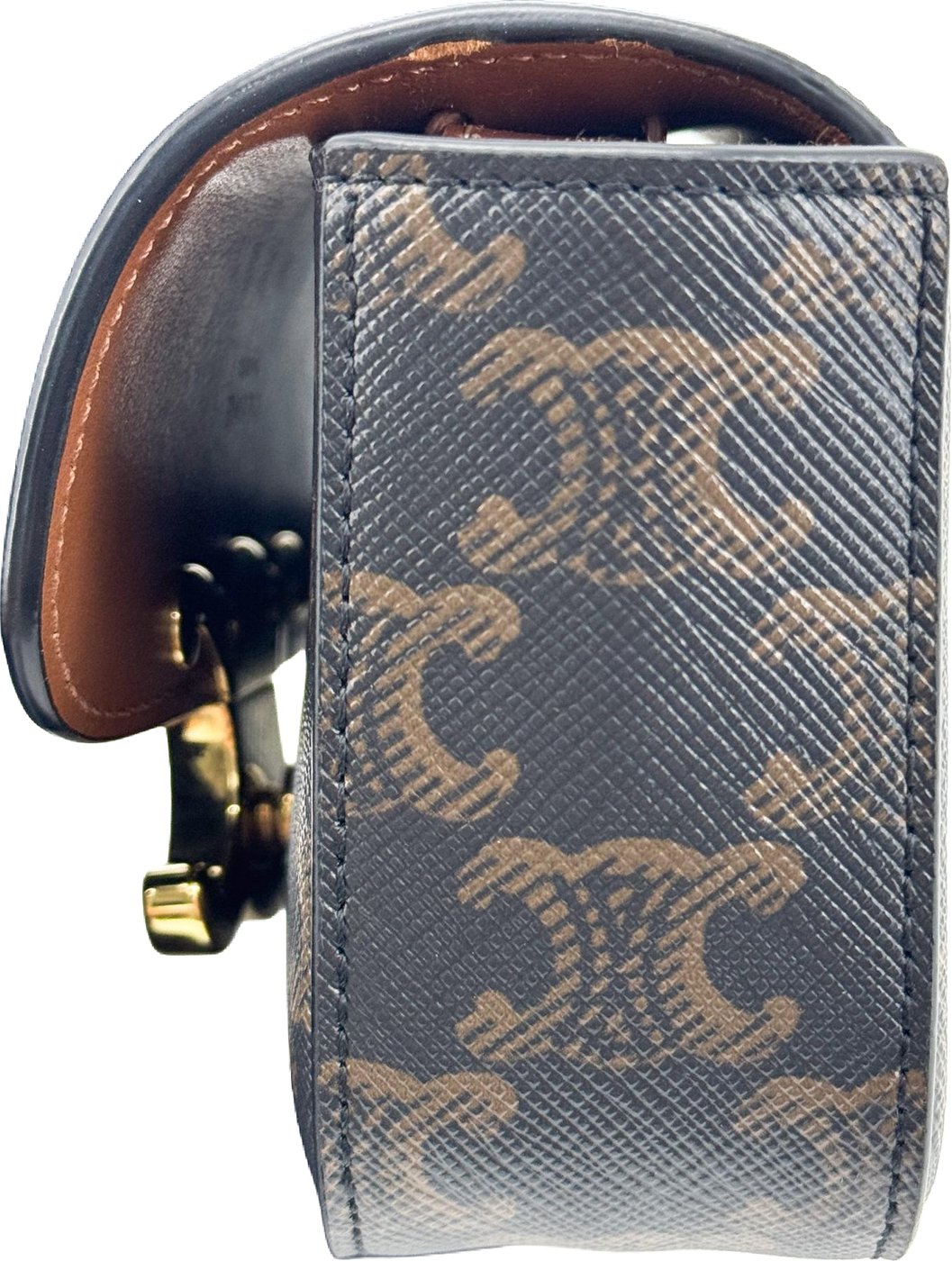 Celine Triomphe Triomphe Coated Canvas Mini