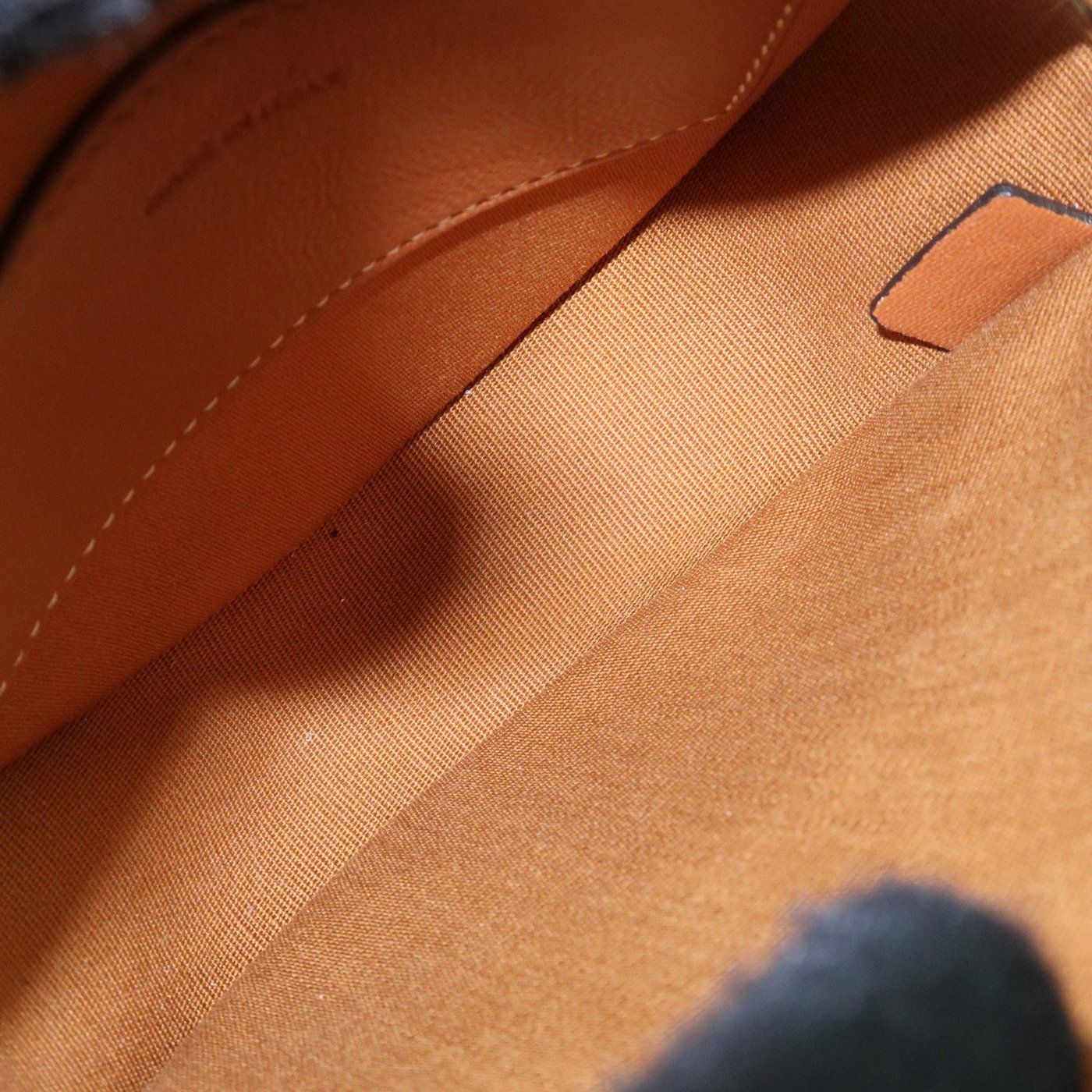 Celine Round Purse on Strap Triomphe Coated Canvas