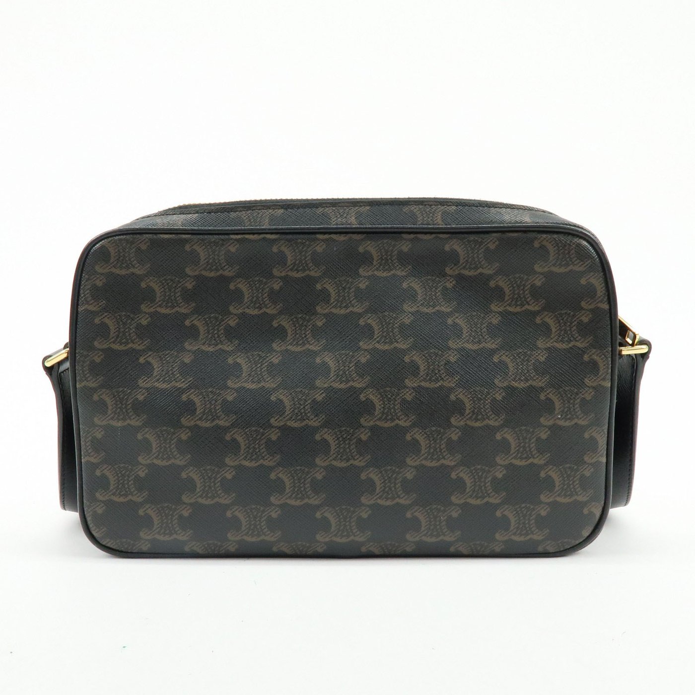 Celine Logo Messenger Triomphe Coated Canvas Medium