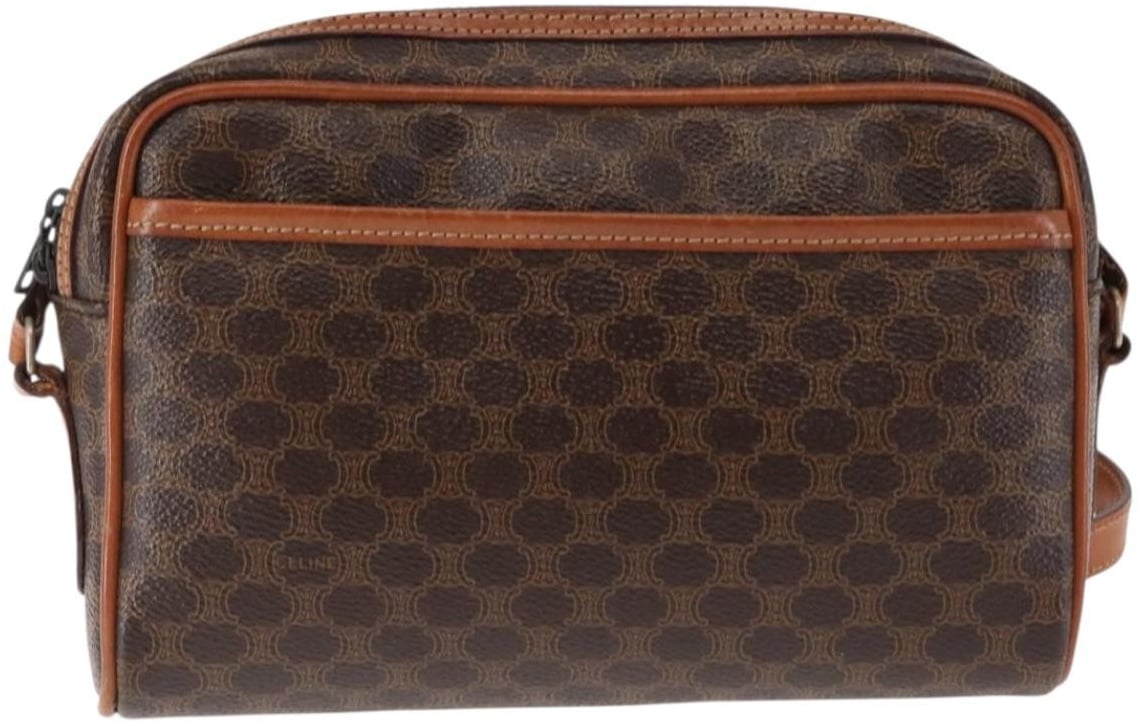 Celine Macadam Shoulder PVC Leather