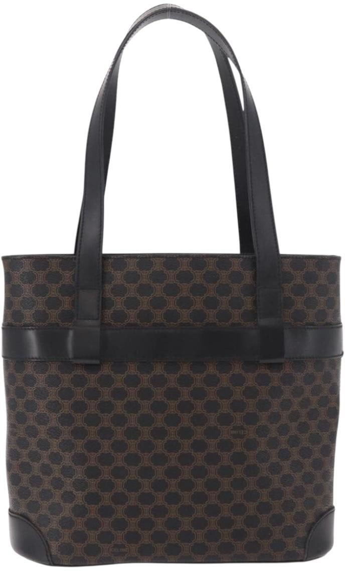 Celine C Macadam Tote PVC leather/ Macadam canvas
