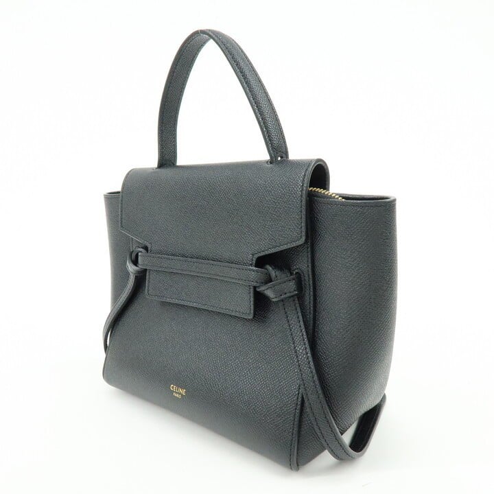 Celine Belt Textured Leather Medium
