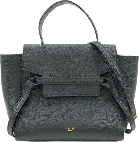 Celine Belt Textured Leather Medium