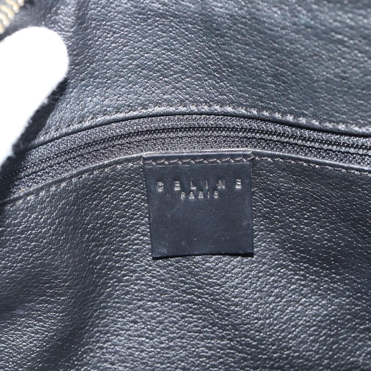 Celine Vintage Boston Macadam Coated Canvas Medium