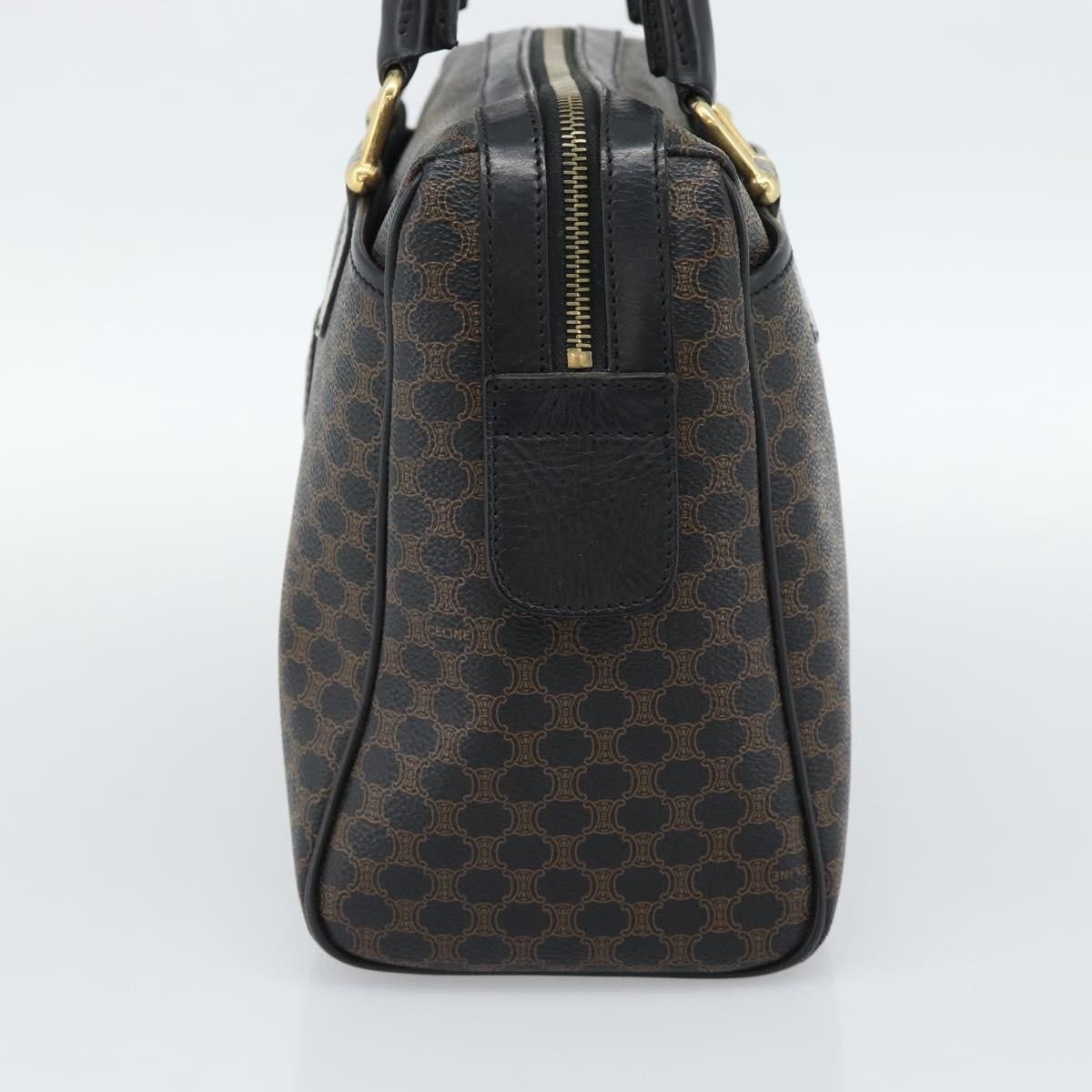 Celine Vintage Boston Macadam Coated Canvas Medium