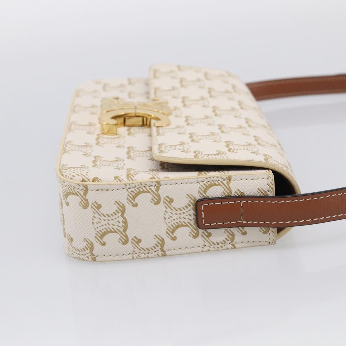 Celine Triomphe East-West Triomphe Coated Canvas