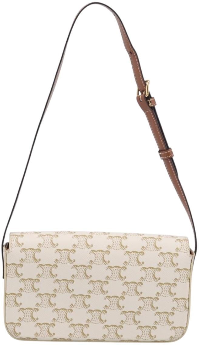 Celine Triomphe East-West Triomphe Coated Canvas