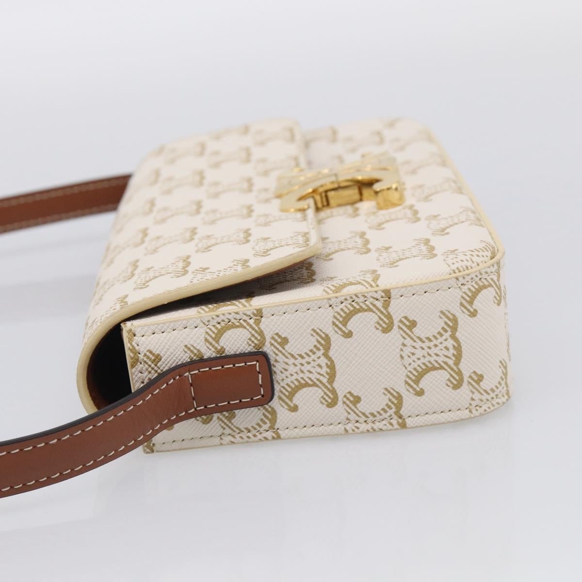 Celine Triomphe East-West Triomphe Coated Canvas