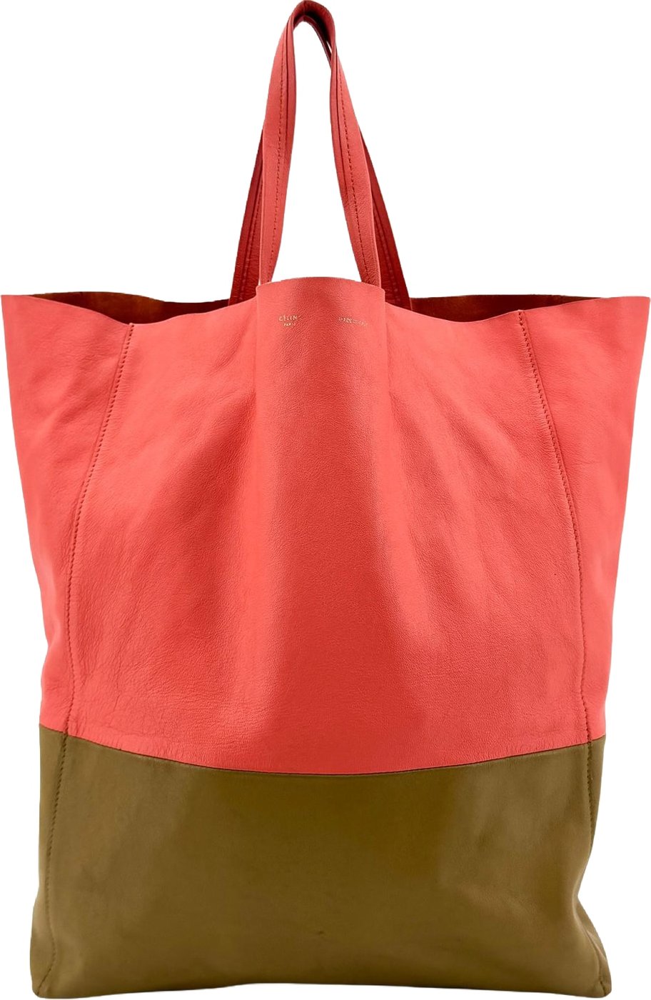 Celine Vertical Bi-Cabas Leather Large
