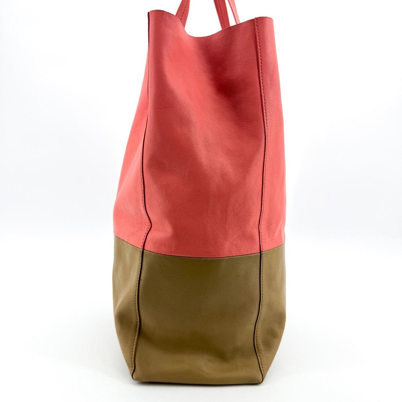 Celine Vertical Bi-Cabas Leather Large