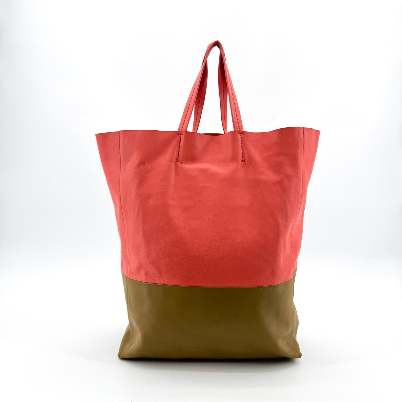 Celine Vertical Bi-Cabas Leather Large