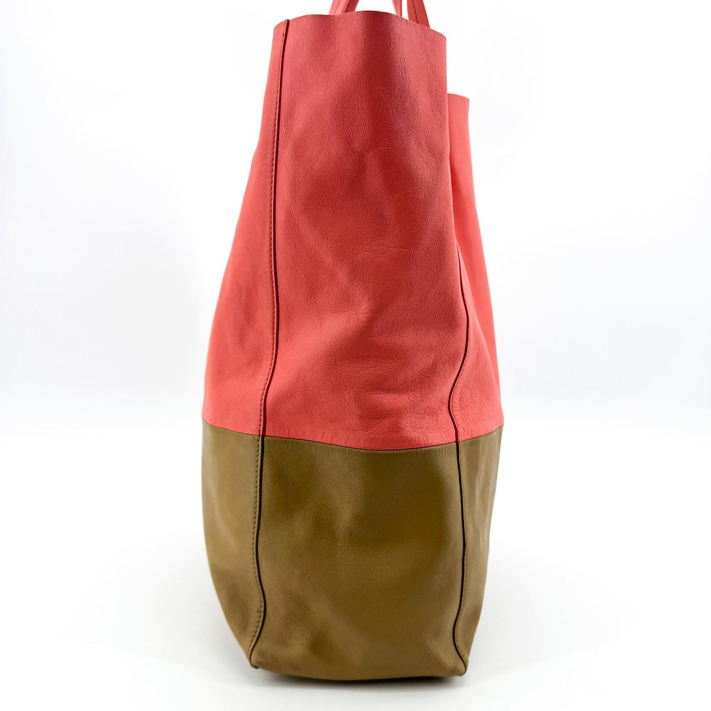 Celine Vertical Bi-Cabas Leather Large