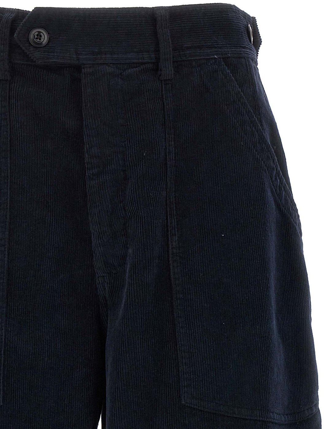 CELLAR DOOR Blue Cotton Casual Pants