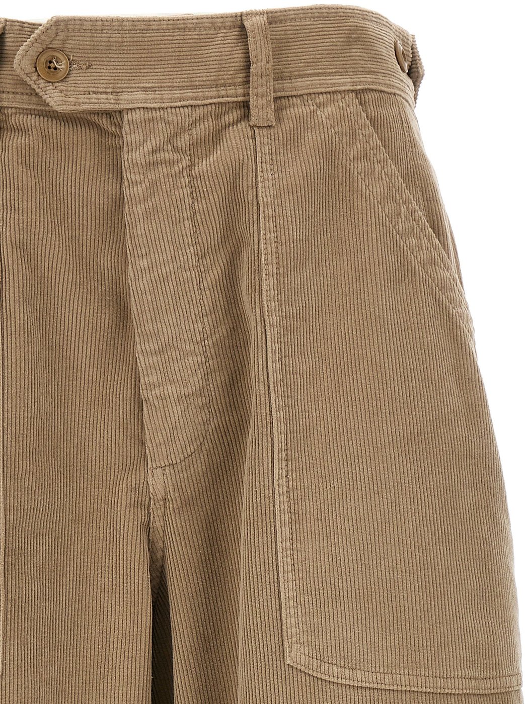 CELLAR DOOR Beige Cotton Casual Pants