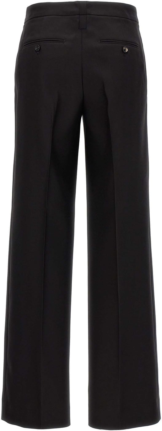 CELLAR DOOR Black Virgin Wool Dress Pants