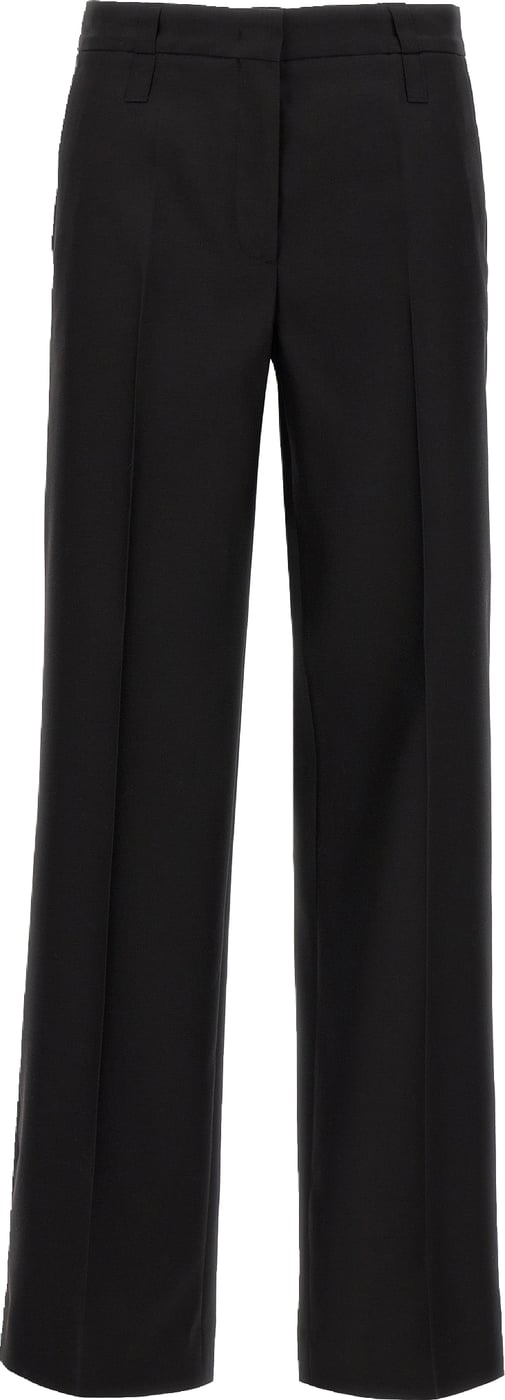 CELLAR DOOR Black Virgin Wool Dress Pants