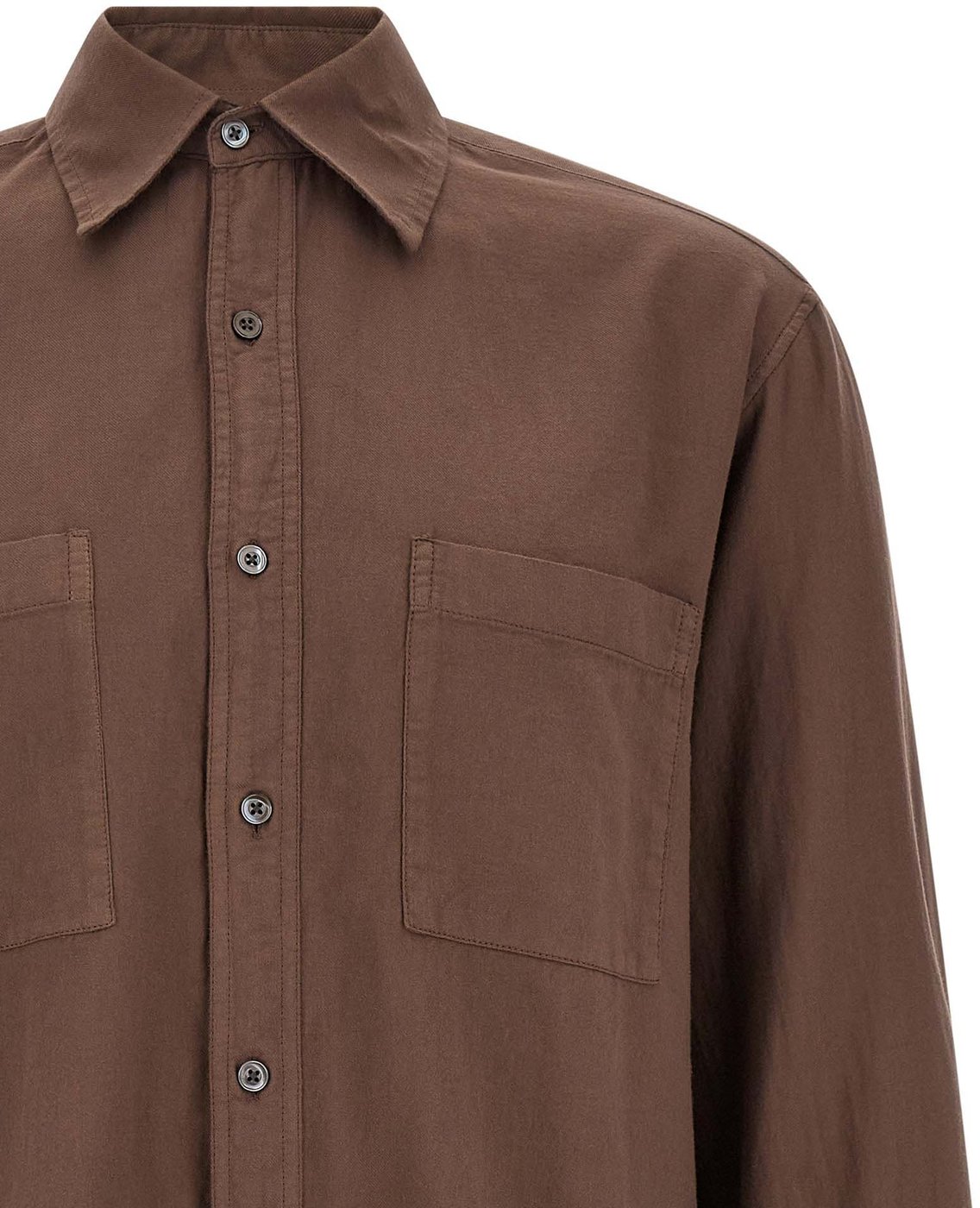 CELLAR DOOR Brown Cotton Blouse