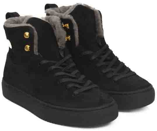 Cerruti 1881 Black Cowhide Women Sneaker
