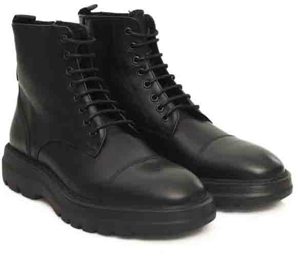 Cerruti 1881 Black Cowhide Boot