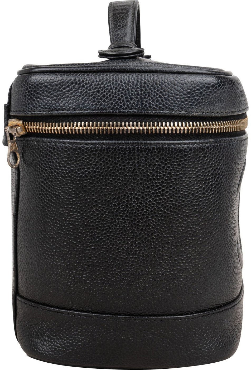 Chanel Caviar Leather Vertical Vanity Case Handbag