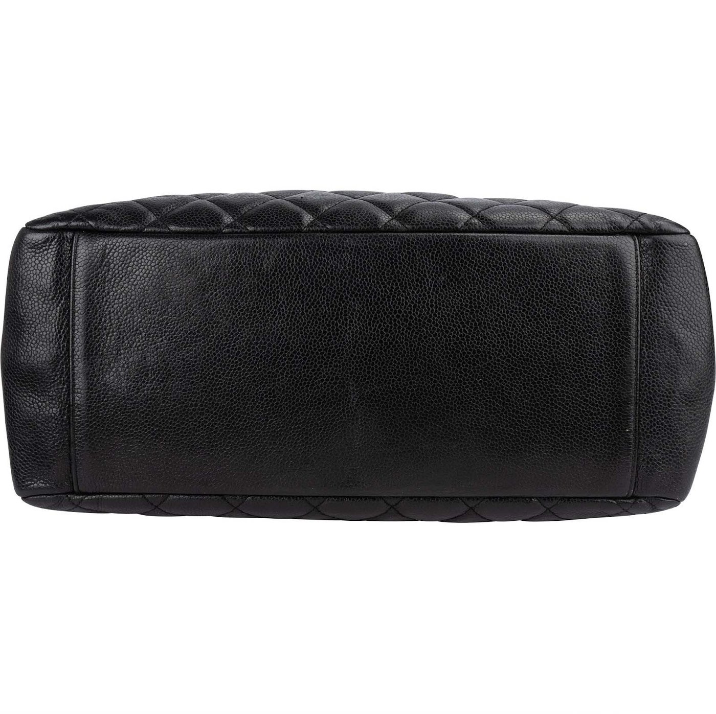 Chanel Quilted Caviar Leather Grand Shopping Tote Shoulder Bag