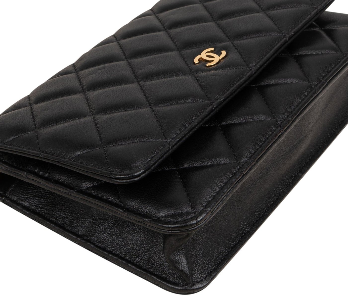 Chanel Quilted Lambskin Wallet on Chain Crossbody Bag