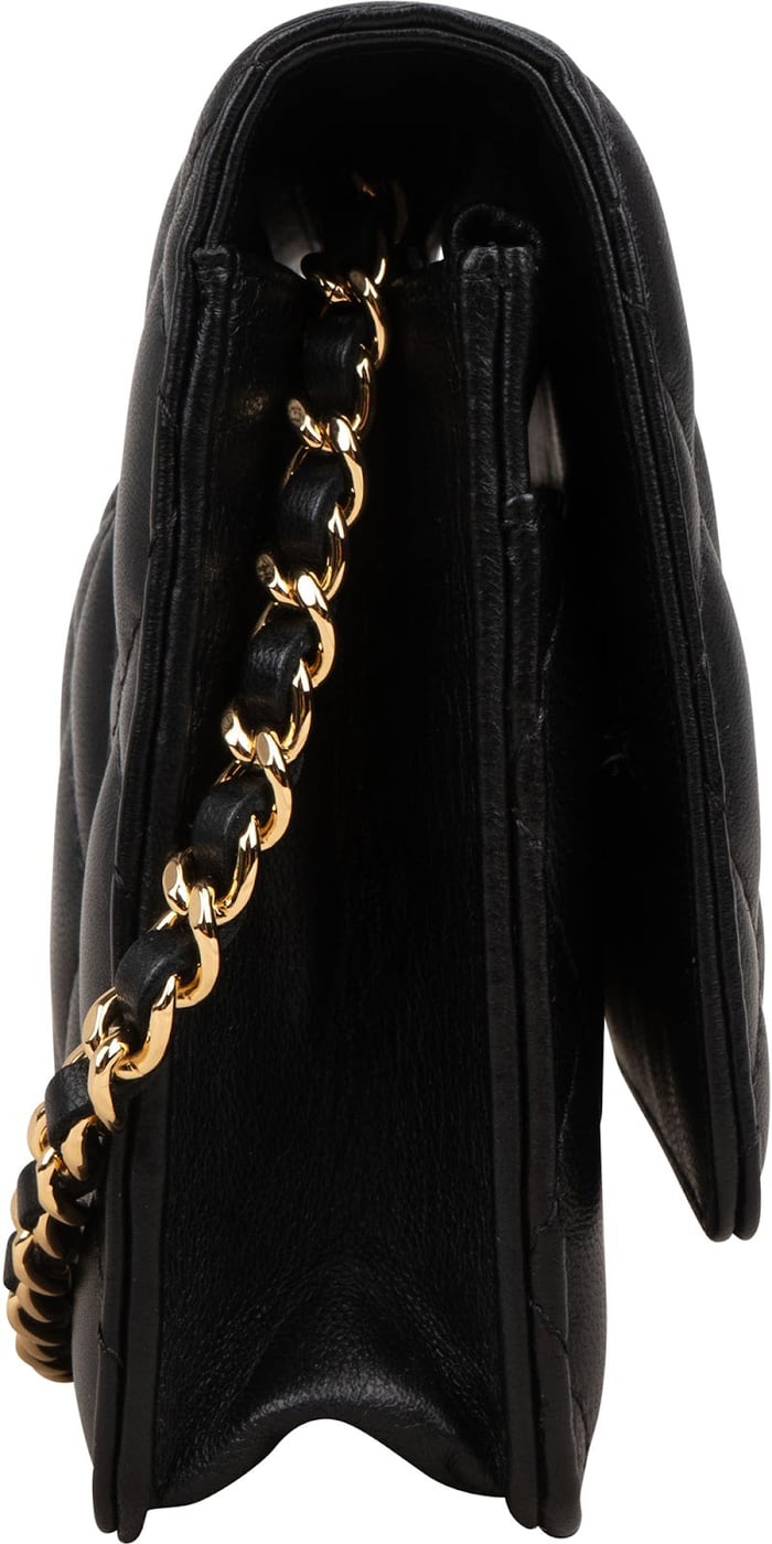 Chanel Quilted Lambskin Wallet on Chain Crossbody Bag