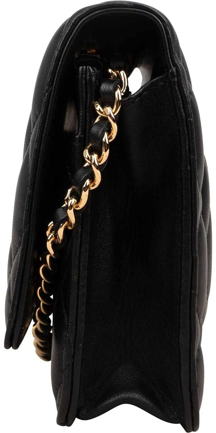 Chanel Quilted Lambskin Wallet on Chain Crossbody Bag