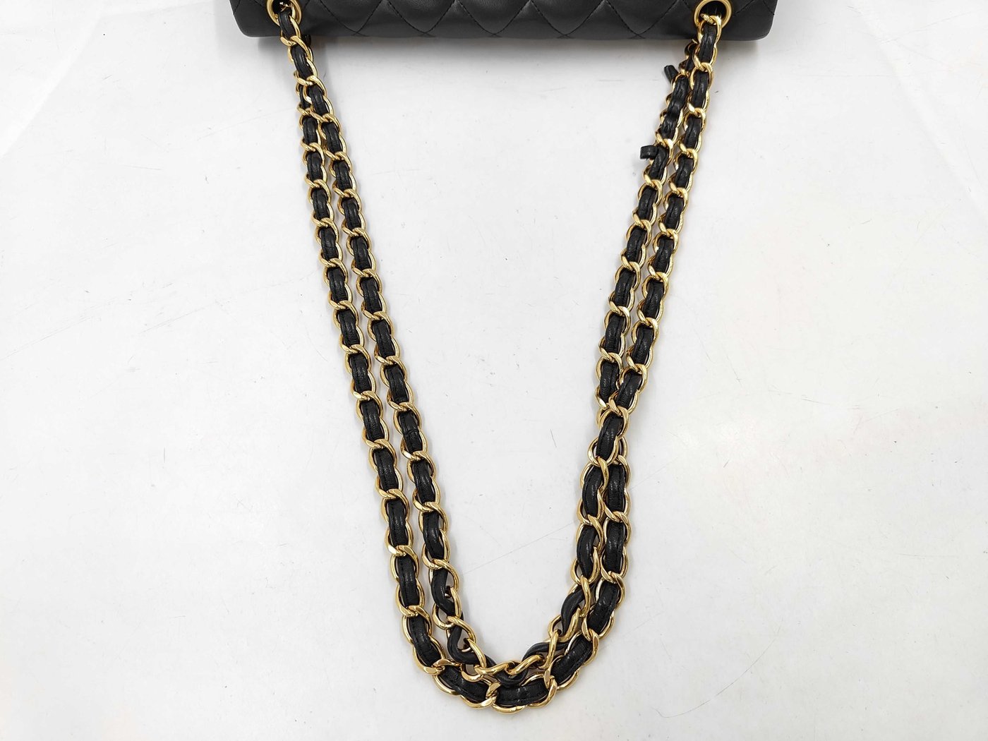 Chanel Classic Timeless Double Flap Quilted Lambskin Jumbo