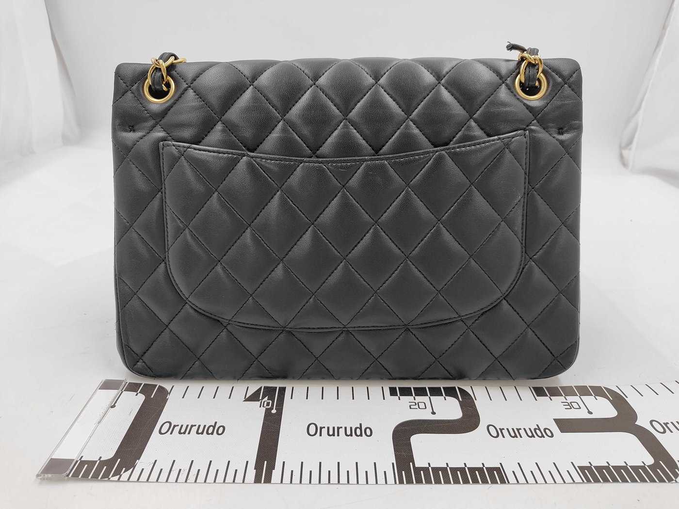 Chanel Classic Timeless Double Flap Quilted Lambskin Jumbo