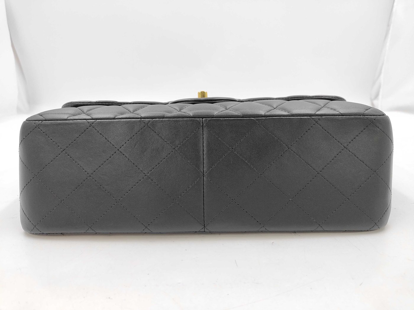 Chanel Classic Timeless Double Flap Quilted Lambskin Jumbo
