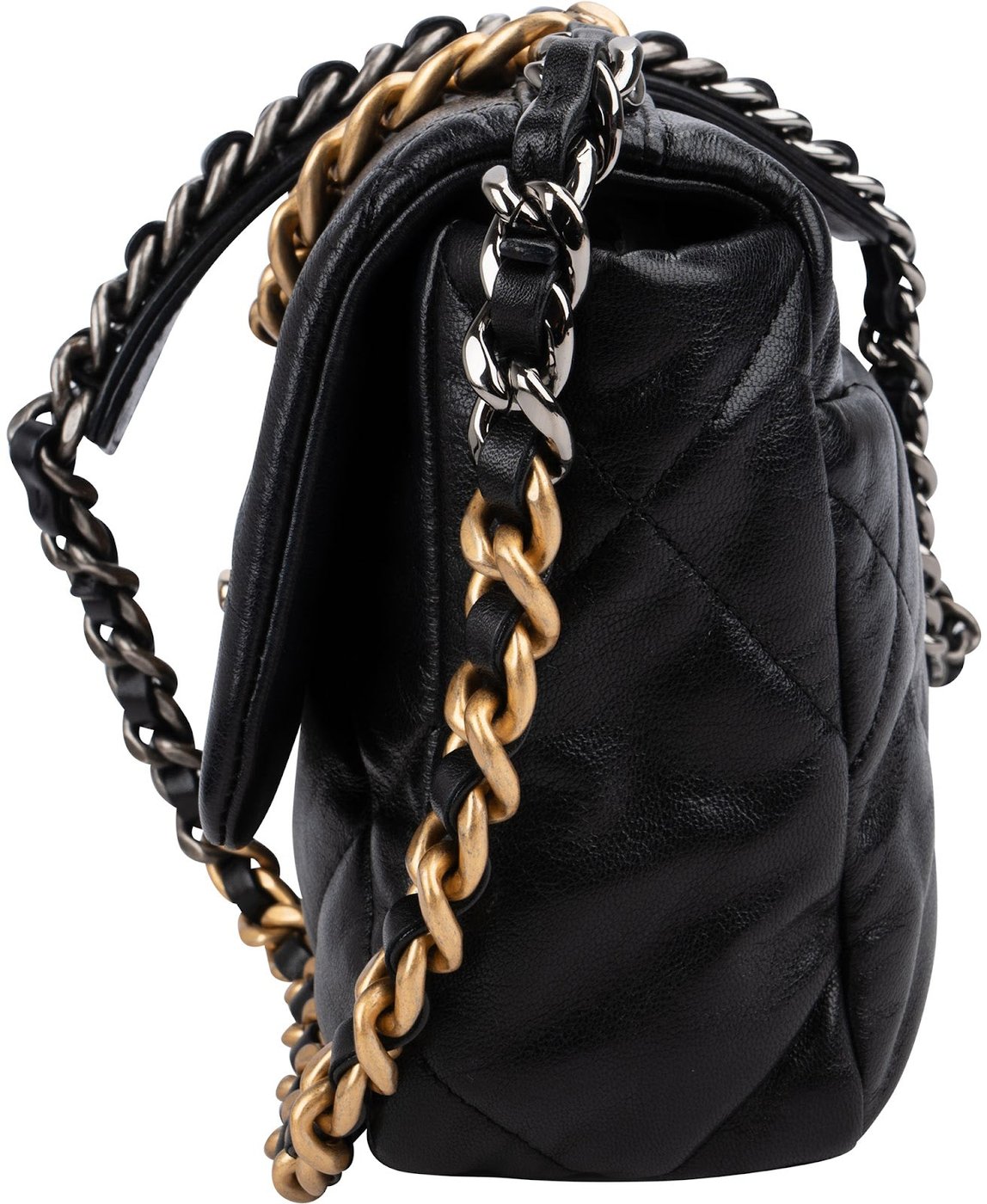 Chanel 19 Quilted Lambskin Single Flap Crossbody Bag