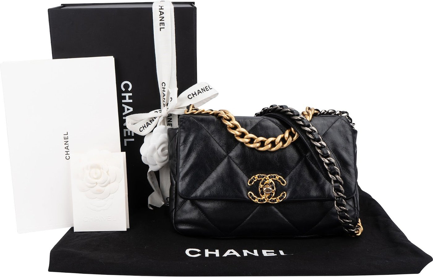 Chanel 19 Quilted Lambskin Single Flap Crossbody Bag