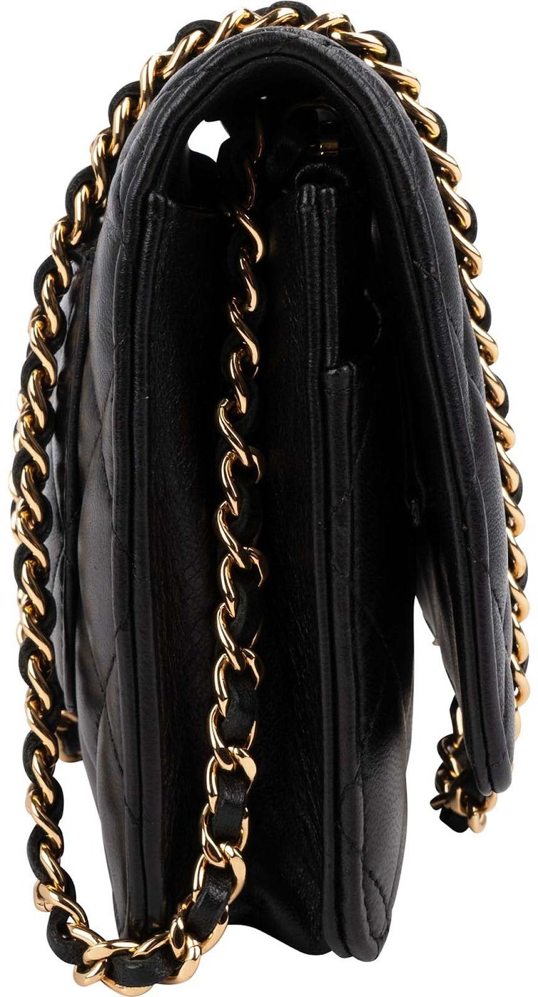 Chanel Quilted Lambskin Wallet On Chain Crossbody Bag
