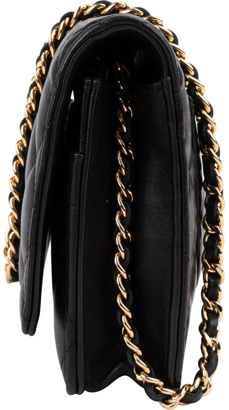 Chanel Quilted Lambskin Wallet On Chain Crossbody Bag