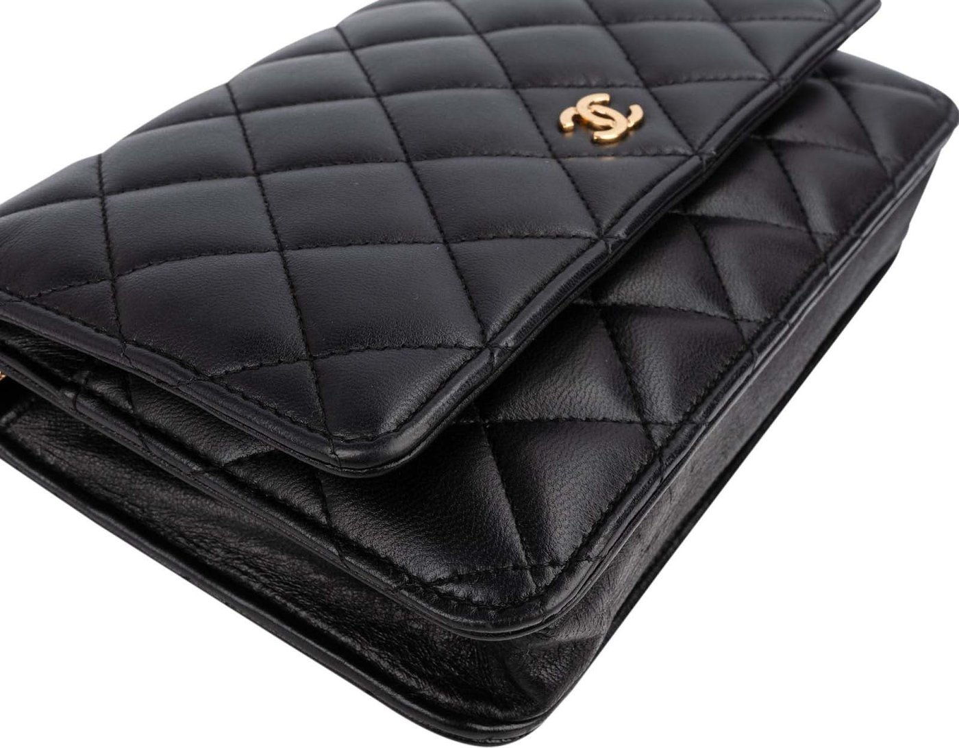 Chanel Quilted Lambskin Wallet On Chain Crossbody Bag