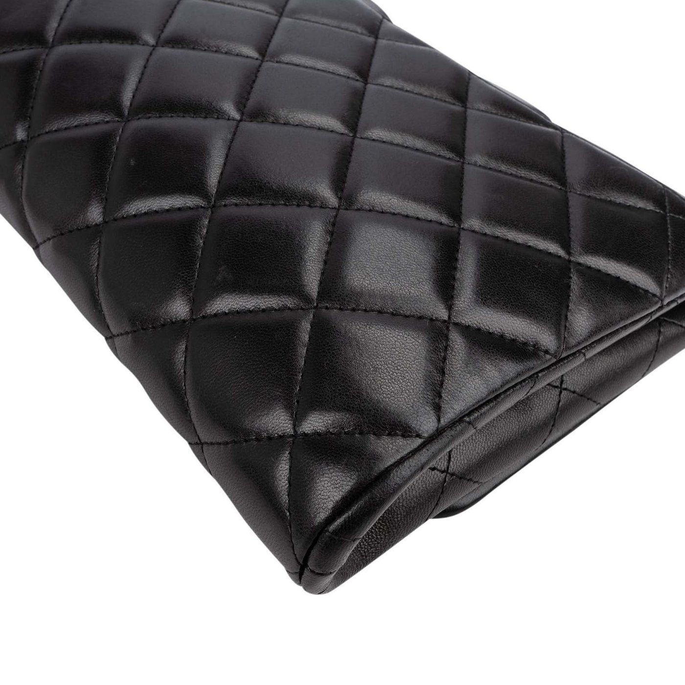 Chanel Quilted Lambskin Medium Single Flap Shoulder Bag