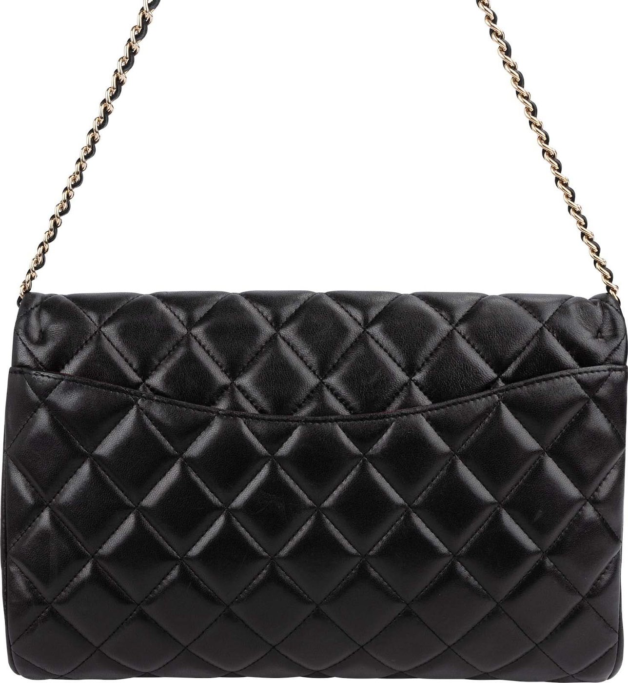 Chanel Quilted Lambskin Medium Single Flap Shoulder Bag
