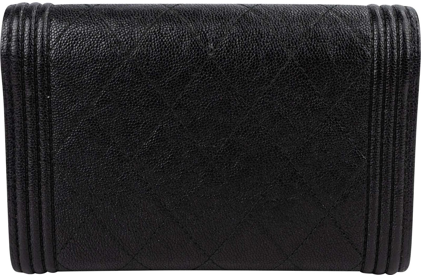 Chanel Caviar Leather Small Boy Wallet