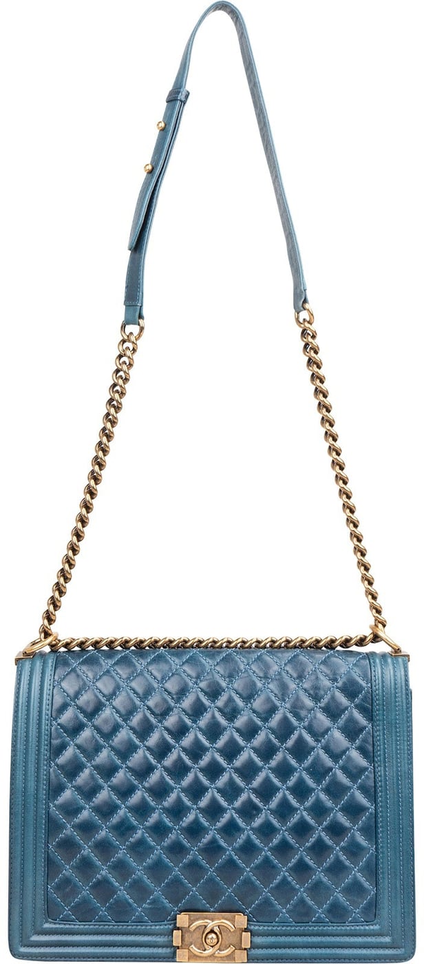 Chanel Quilted Calfskin Jumbo Boy Crossbody Bag