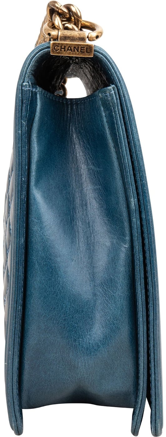 Chanel Quilted Calfskin Jumbo Boy Crossbody Bag