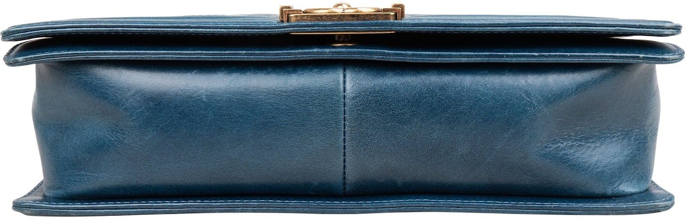 Chanel Quilted Calfskin Jumbo Boy Crossbody Bag