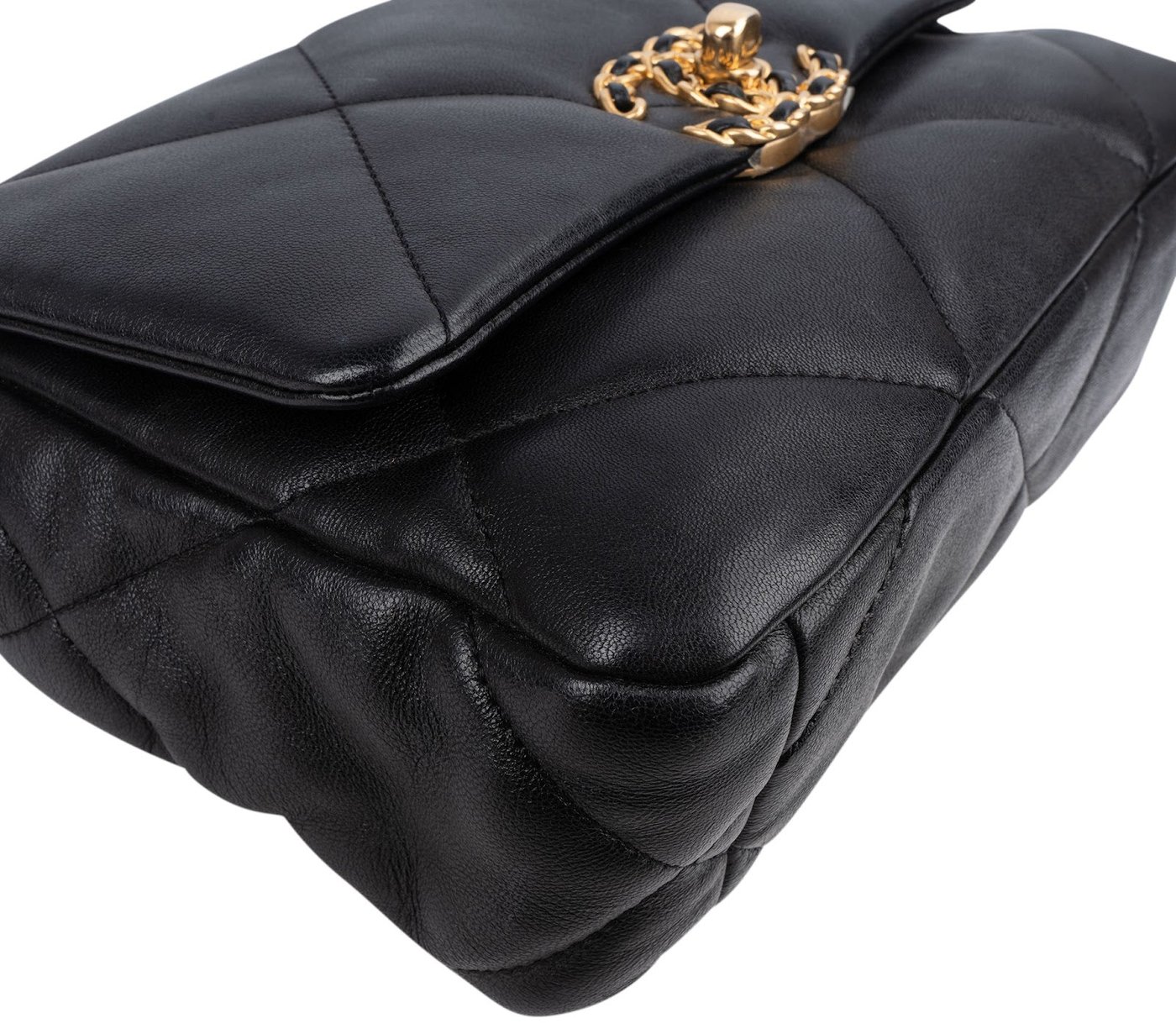 Chanel 19 Quilted Lambskin Leather Single Flap Crossbody Bag
