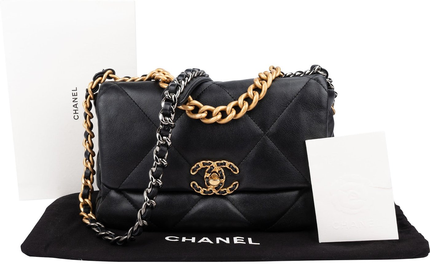 Chanel 19 Quilted Lambskin Leather Single Flap Crossbody Bag